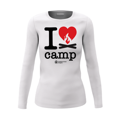 I Love Camp Women Long Sleeve Shirt